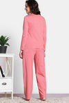 Zivame The Weekender Knit Cotton Pyjama Set - Desert Flower — thumbnail 4